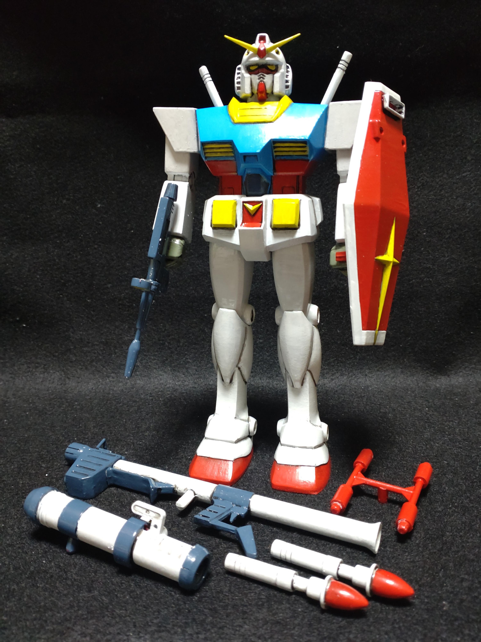 旧キット1/100 RX-78 ガンダム｜川さんのガンプラ作品｜GUNSTA（ガンスタ）