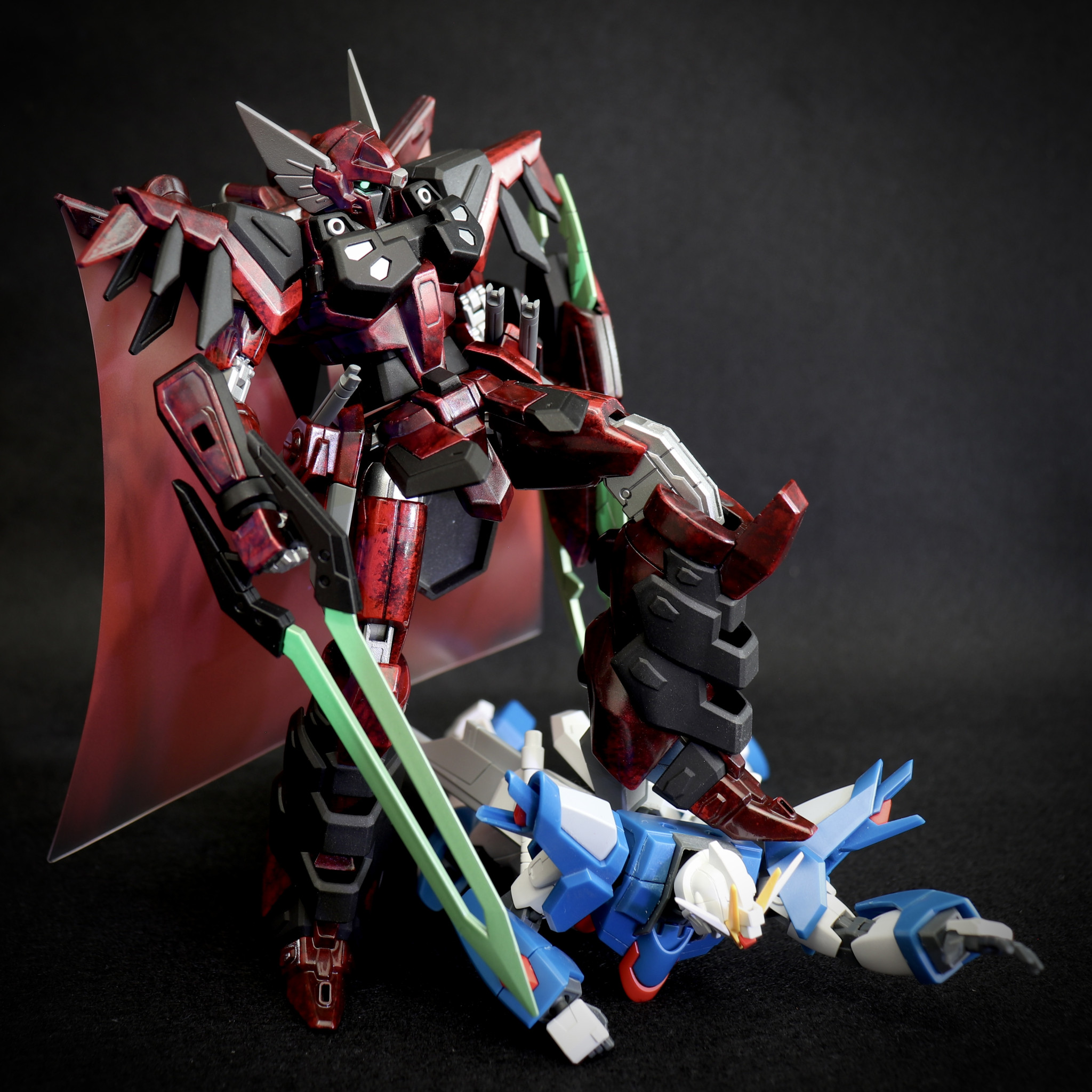 ブラックナイトスコードシヴァ全塗装｜ひじりネットとスカイちゃんさん