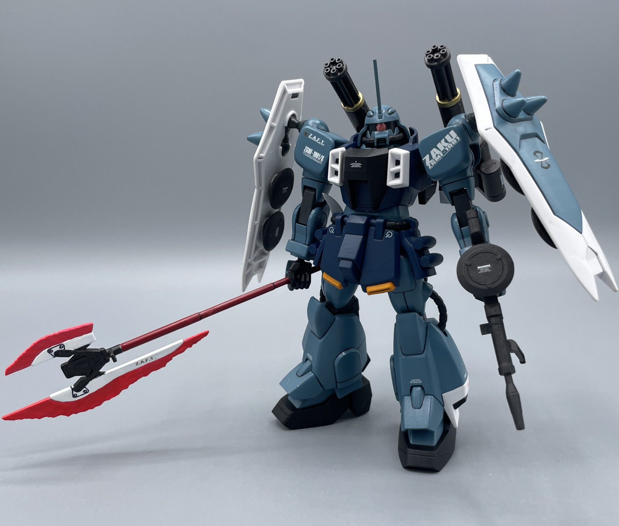 HG】スラッシュザクファントム（イザーク・ジュール専用機）【筆塗り