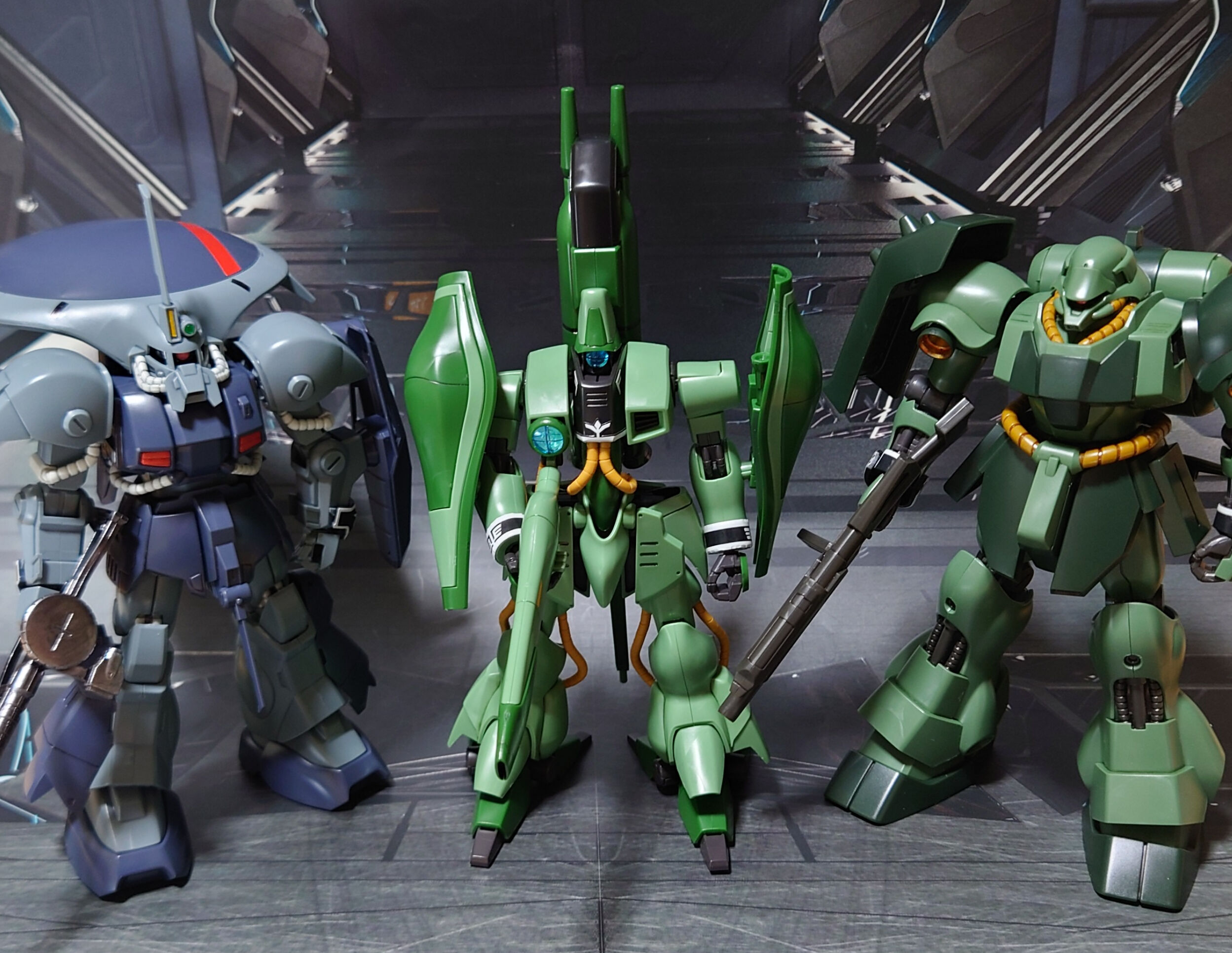 HGUC 1/144 アイザック/ガザC/ギラ・ドーガ(ユニコーンカラーVer