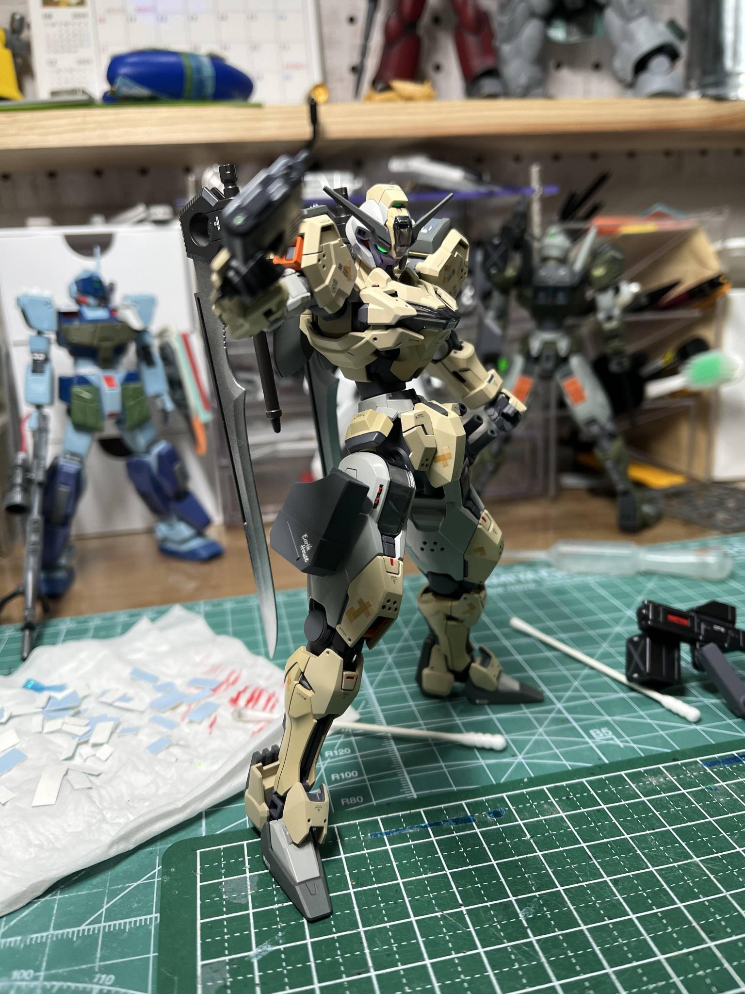 HG 陸戦型ガンダムキャリバーン【デザート迷彩カラー】｜あかさはさん