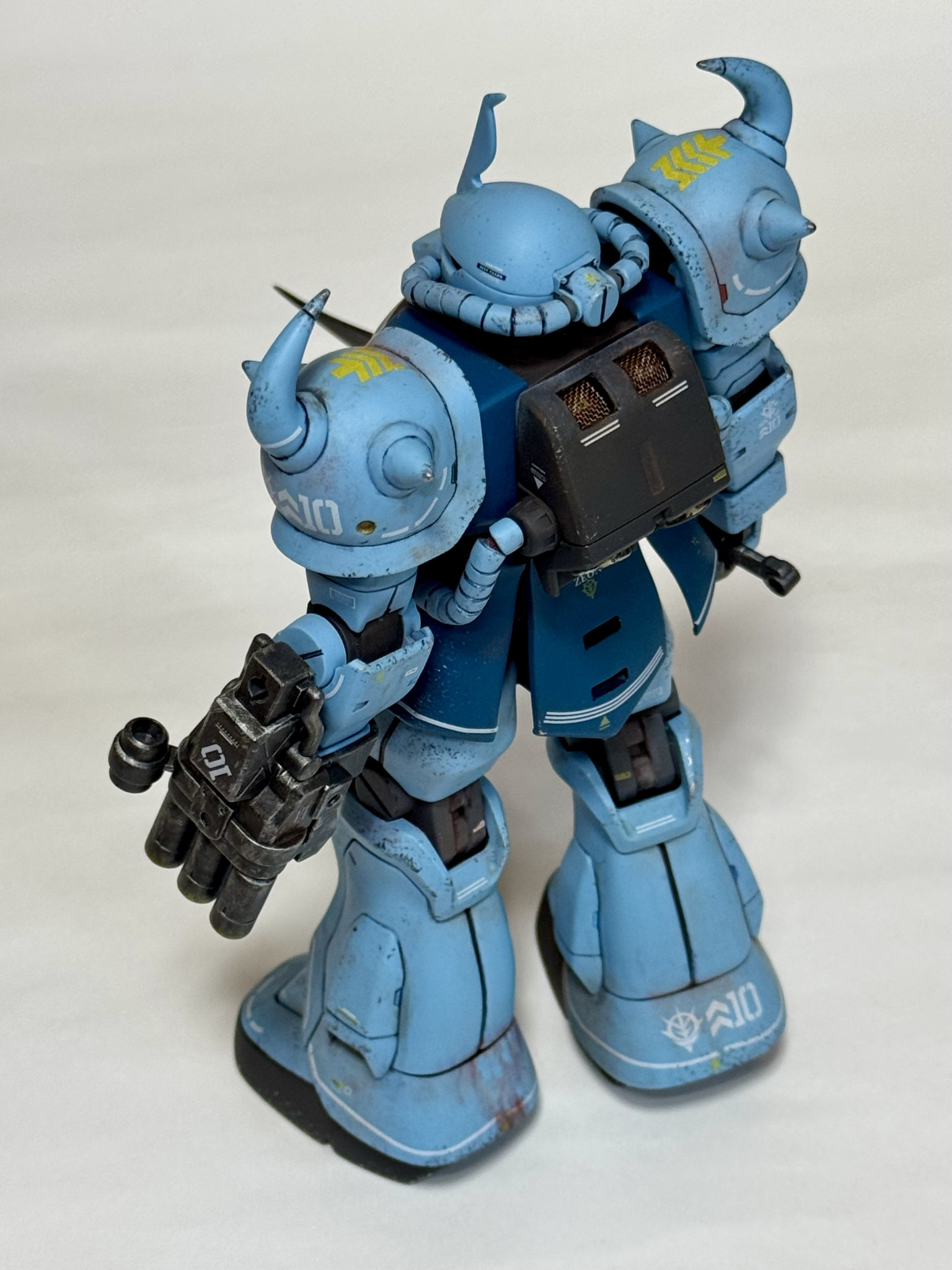 1/100 MG グフカスタム｜tatsu100%さんのガンプラ作品｜GUNSTA（ガンスタ）