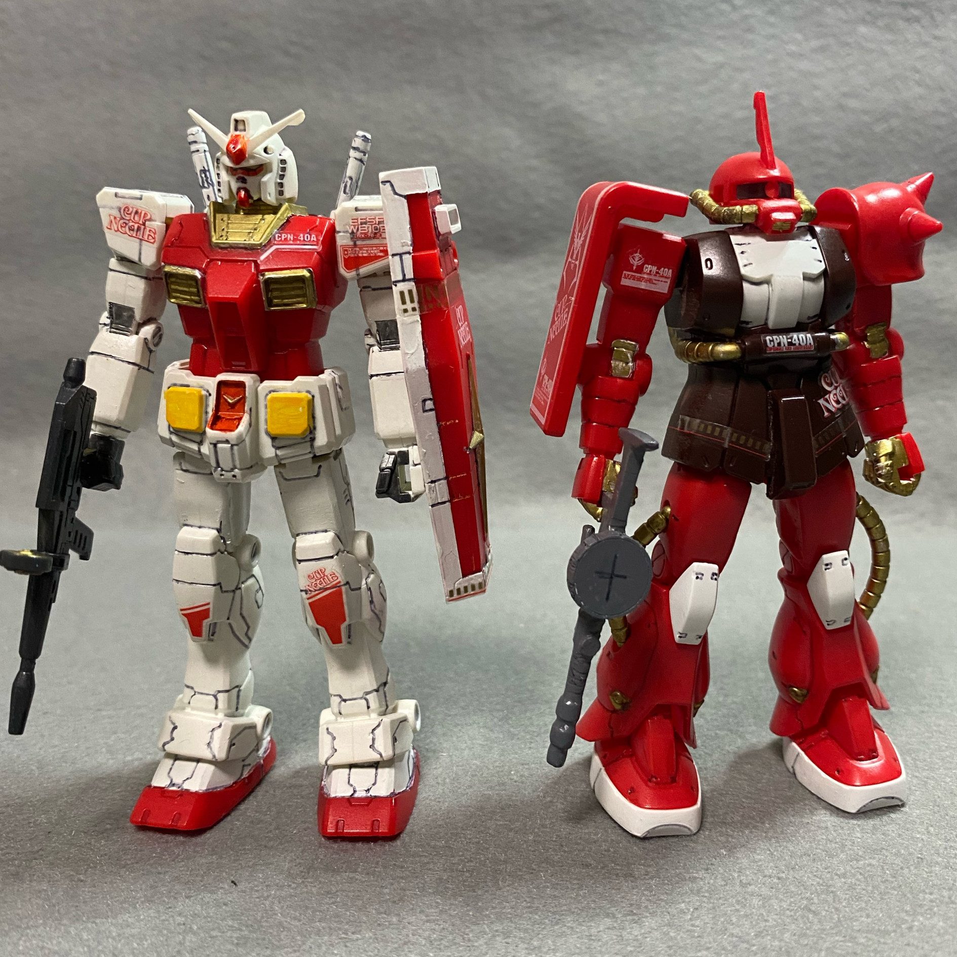 カップヌードルおまけ｜ichamunさんのガンプラ作品｜GUNSTA（ガンスタ）