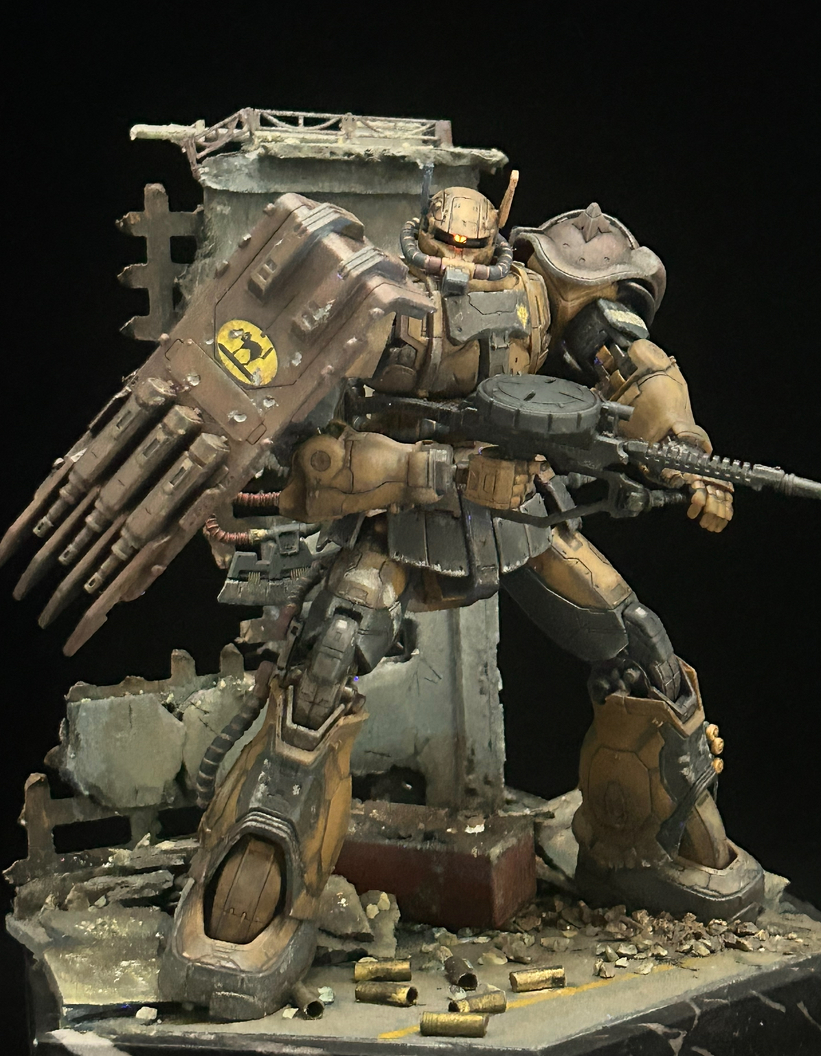 未確認MS接近中、警戒せよ❗️｜整備兵Aさんのガンプラ作品｜GUNSTA