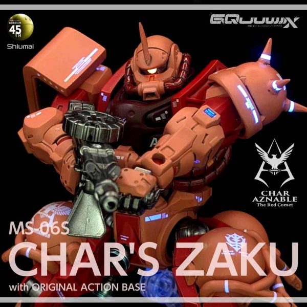 HG シャア専用ザク （軍警ザク改修）GQ｜しうまいさんのガンプラ作品