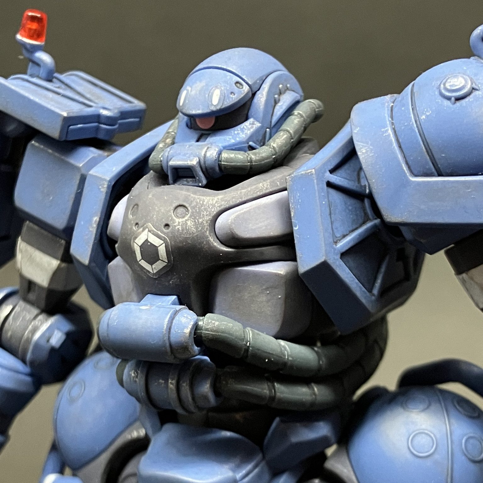 HG 軍警ザク お手軽作製｜hPaさんのガンプラ作品｜GUNSTA（ガンスタ）