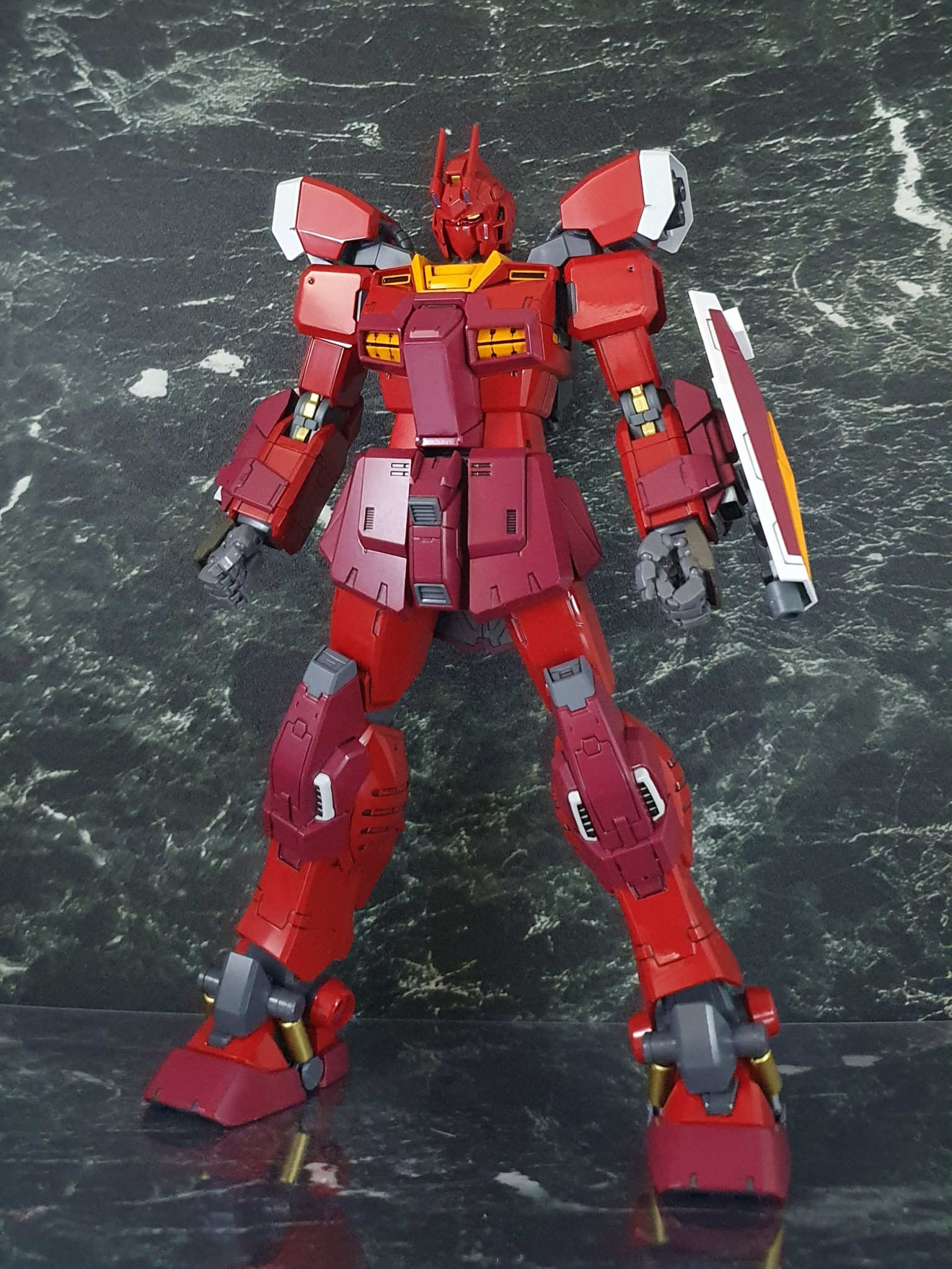 MG REDウォーリア改 (暫定)｜だしまきさんのガンプラ作品｜GUNSTA
