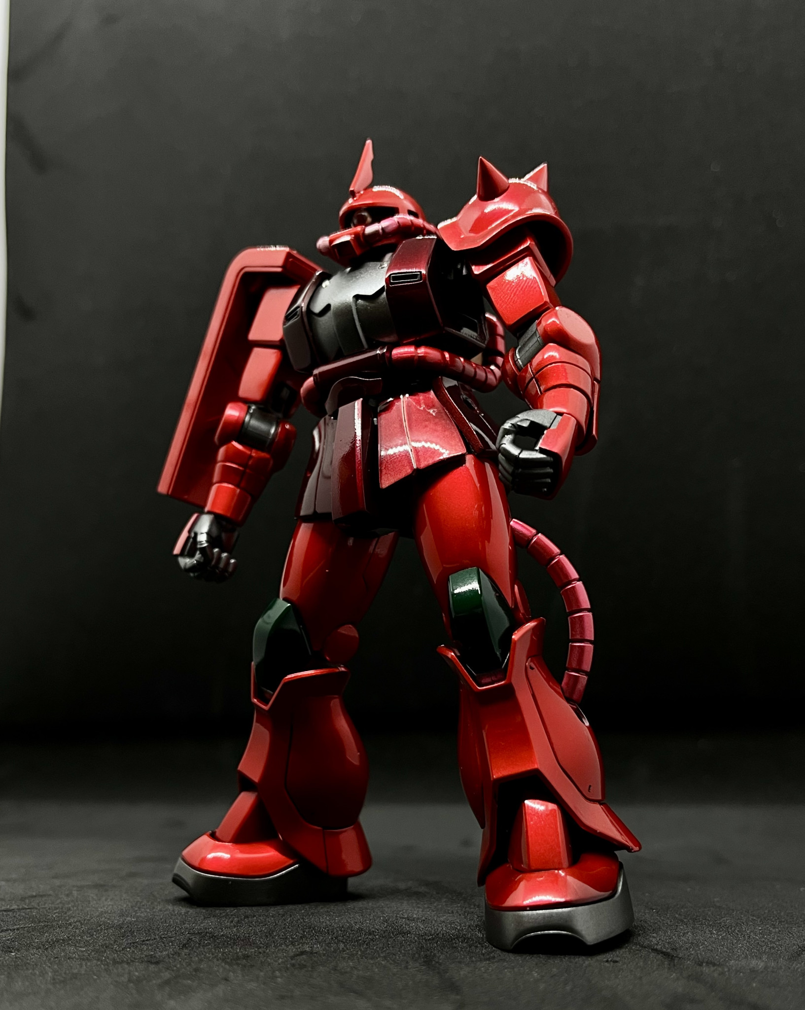 03 シャア専用ザクⅡ revive キャンディ塗装｜ぬまおさんのガンプラ