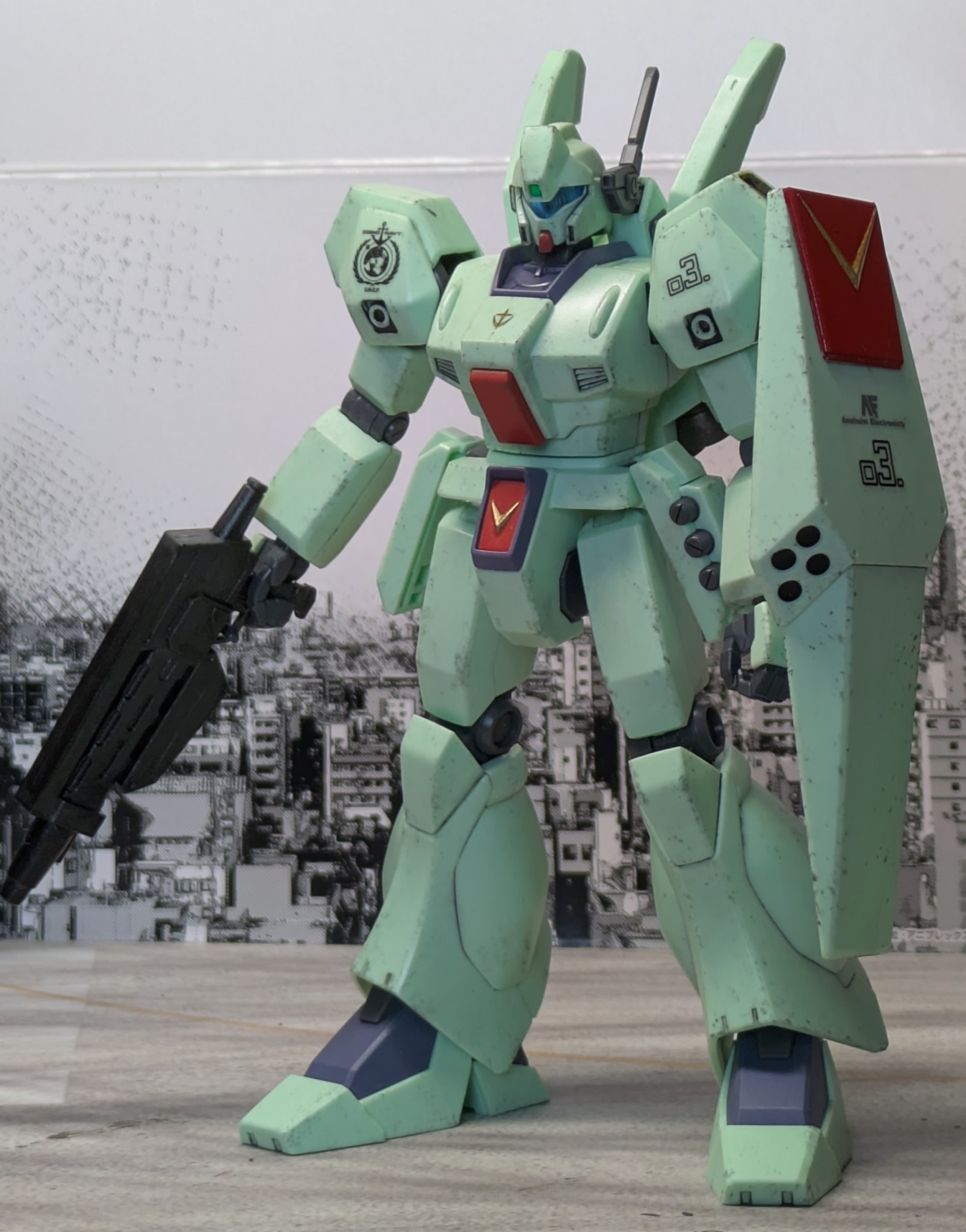 機体解説 RGM-89XJ ジェガンJ型量産試作3号機｜ナカムラ工廠さんの