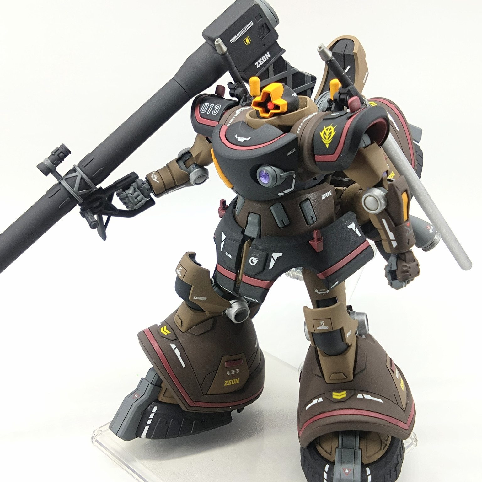 HGリック・ドム（GQ）おっさん用｜ゆずはる13さんのガンプラ作品