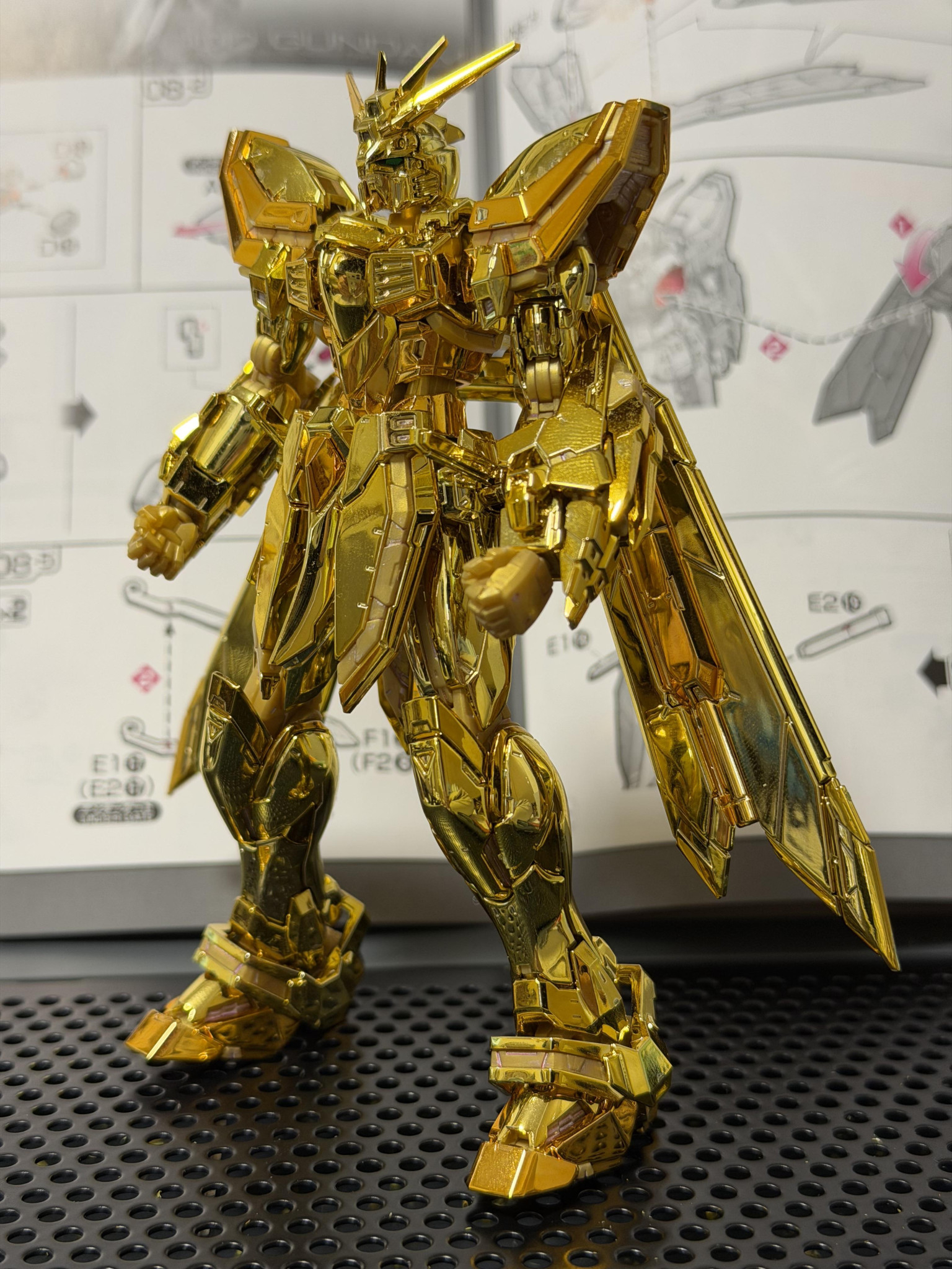 RGゴッドガンダム（ハイパーモード）｜おくとぱ〜さんのガンプラ作品