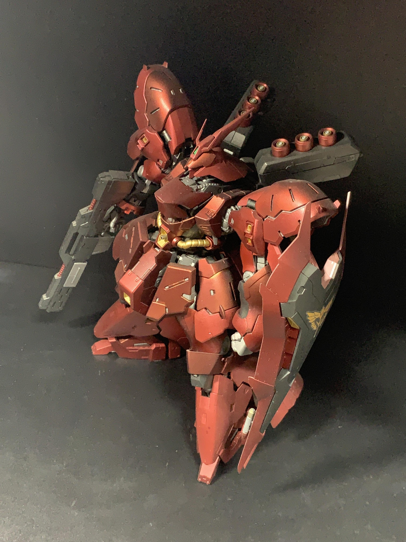 RG サザビー （マットキャンディ塗装）｜雨乞猫さんのガンプラ作品