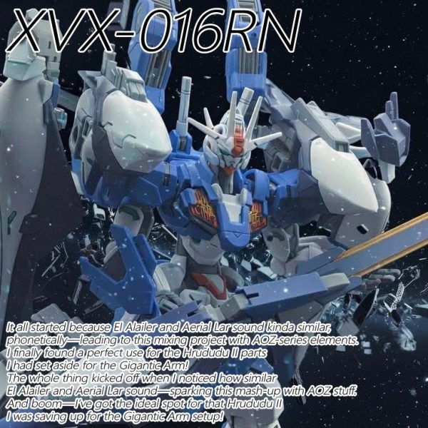 XVX-016RN ガンダム・エアリアル・ラーII(改修型)｜萌木原あるくさんの
