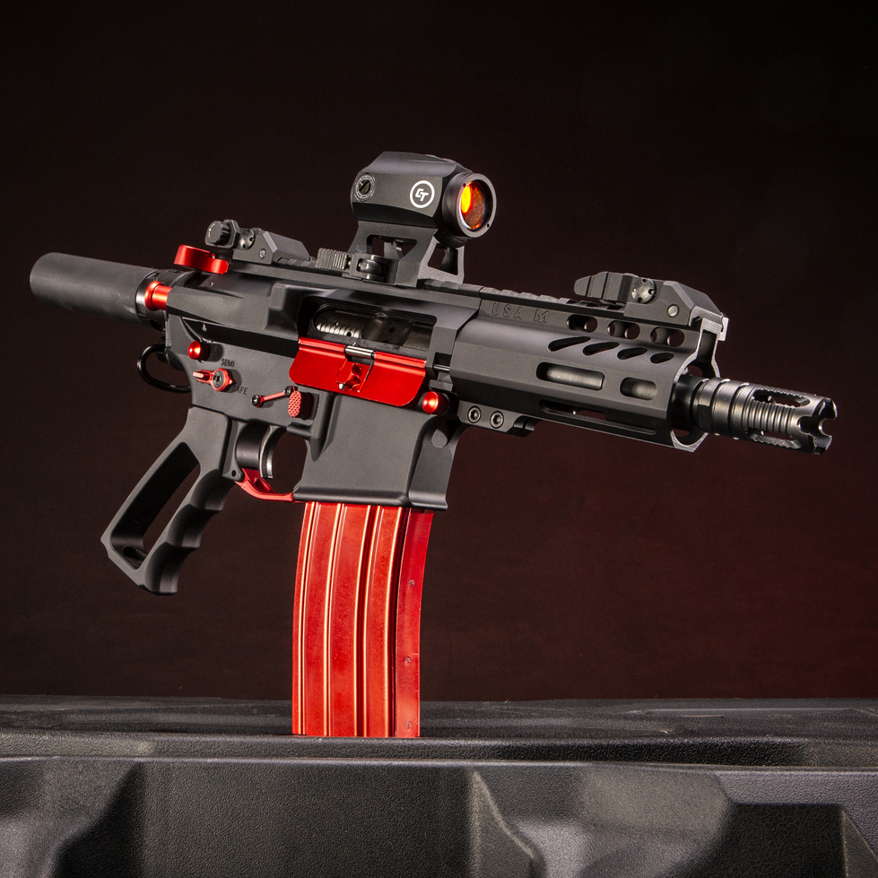 AR-15 Forward Assist Assembly Anodized Red US Made Mil-Spec