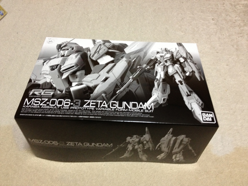 RG Zガンダム3号機（プレミアムバンダイ限定）を入手しました