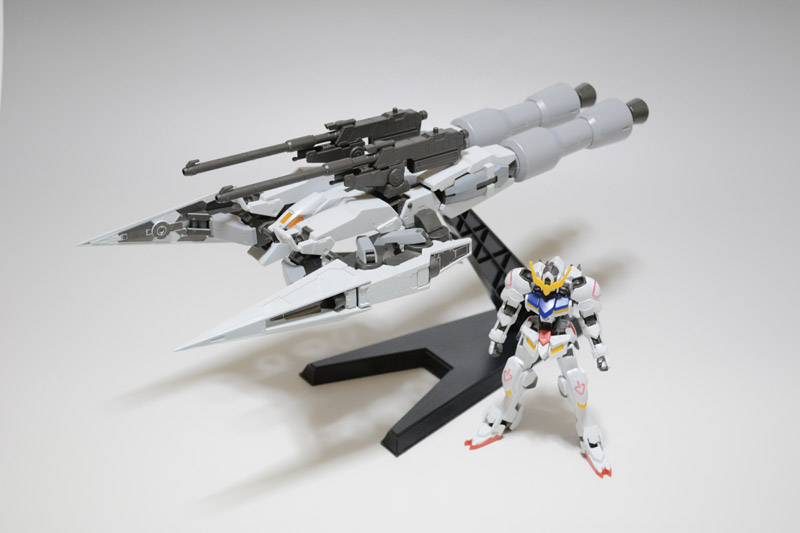 HG ガンダムバルバトス＆長距離輸送ブースター クタン参型のレビュー
