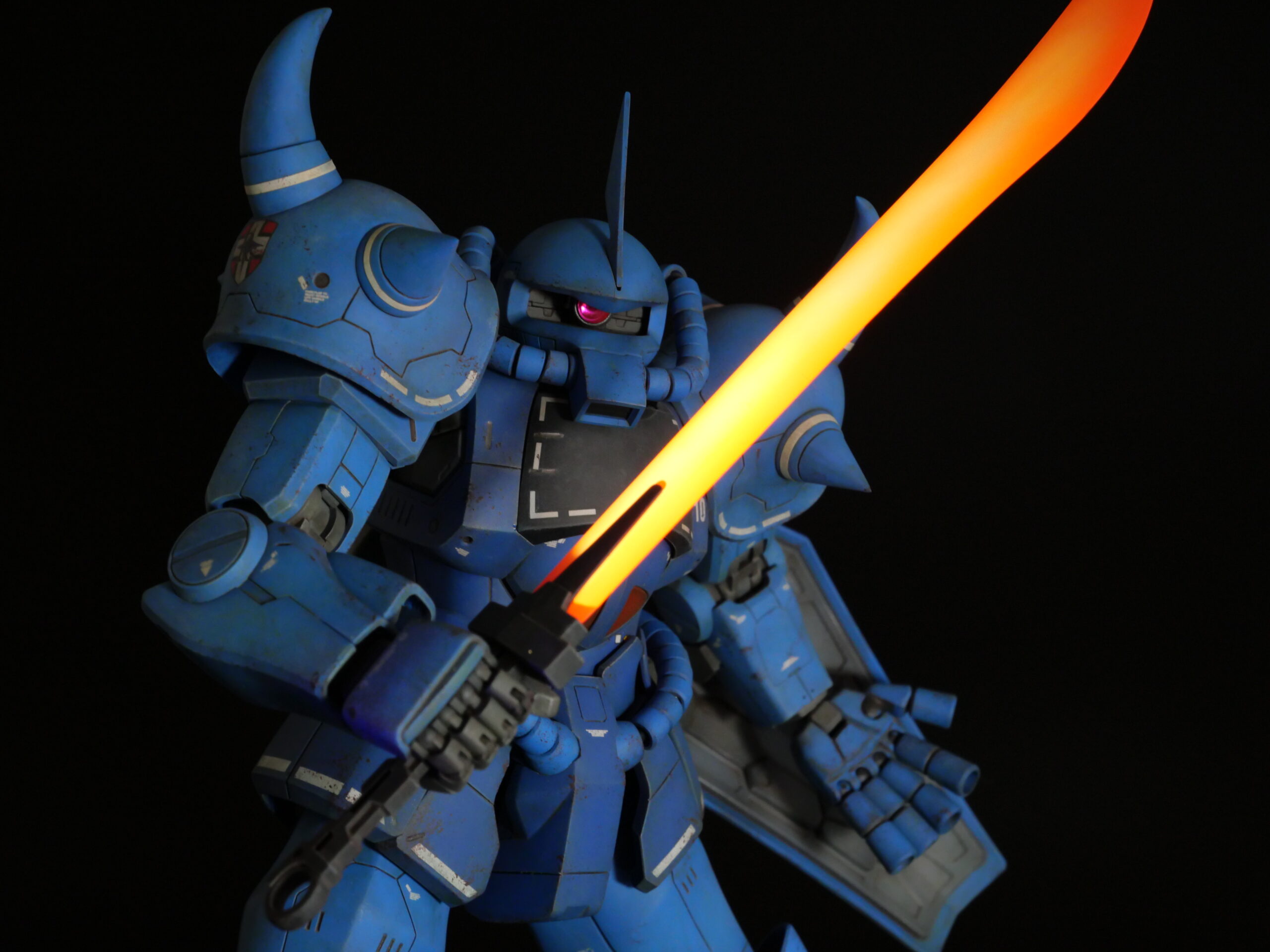 MG グフ Ver.2.0 完成 | ガンプラエフェクトblog