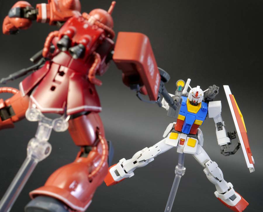 ガンプラ】HG 1/144 シャア専用ザクII 赤い彗星Ver. レビュー | ポッチ