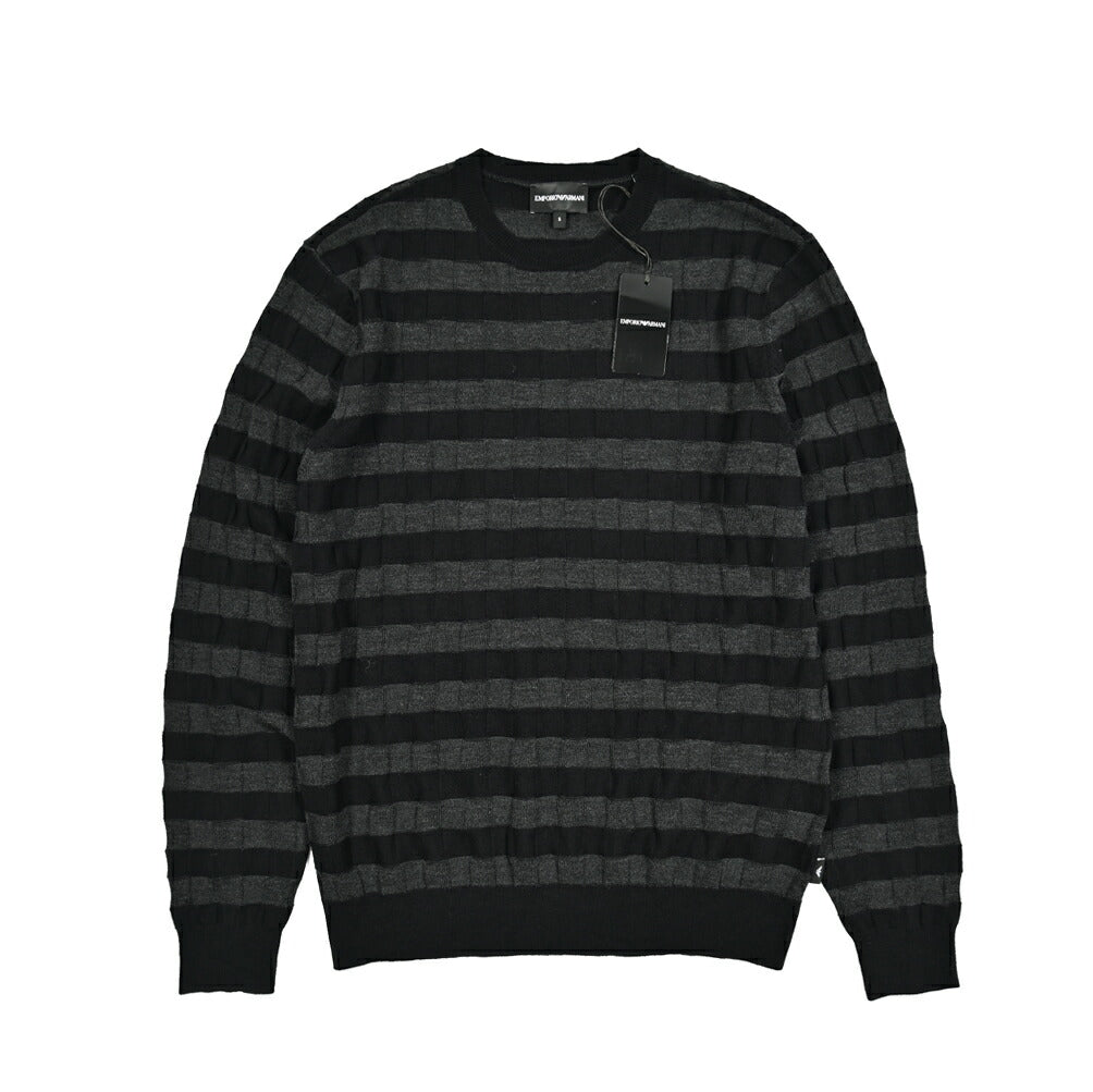 EMPORIO ARMANI エンポリオアルマーニ / ヴァージンウール100% クルー