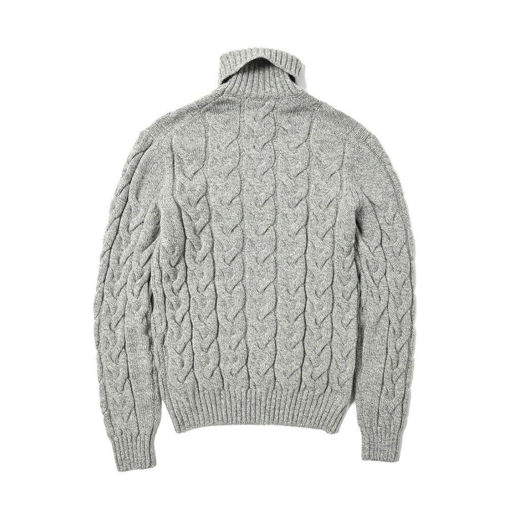 SALE｜GRAN SASSO グランサッソ / ヴァージンウール100% ケーブル編み