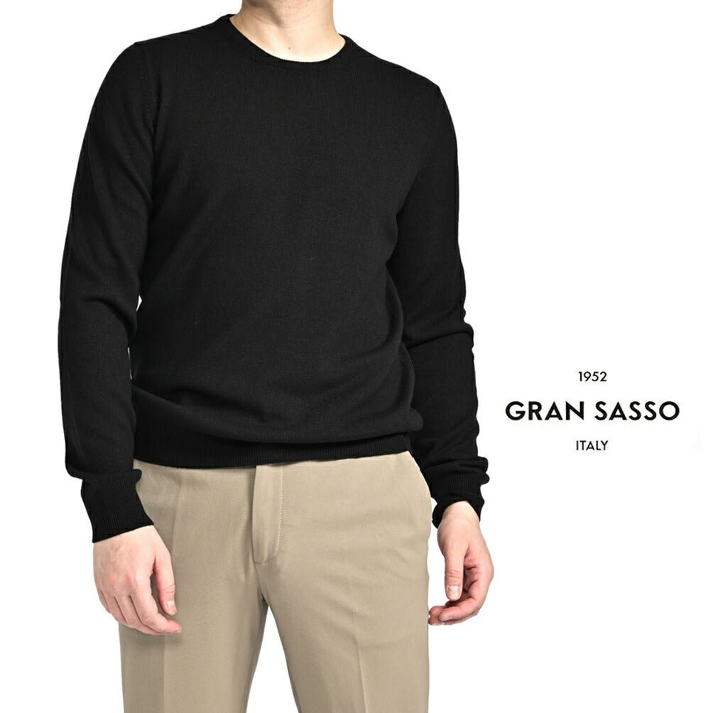 SALE｜GRAN SASSO グランサッソ / ウールカシミヤ クルーネックニット