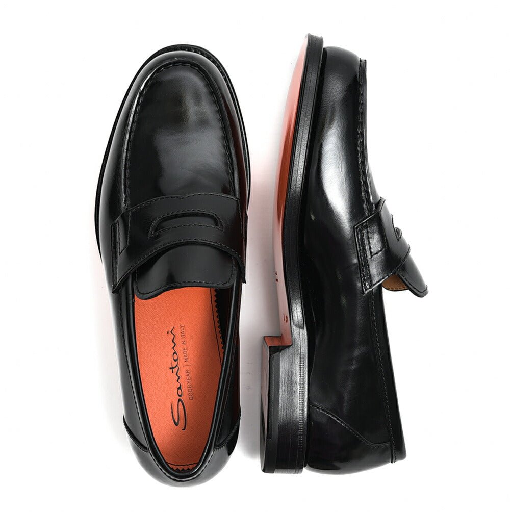 SALE｜SANTONI サントーニ / アンティークドレザーペニーローファー