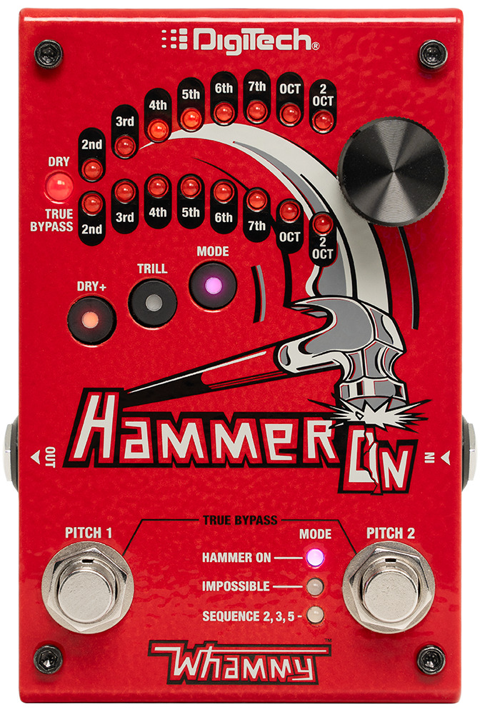 DigiTech「Hammer-On」登場 ─ 進化したWhammyテクノロジーが生む