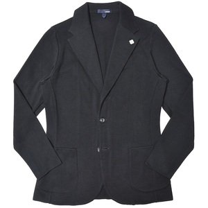 LARDINI（ラルディーニ）コットンミラノリブソリッドニットジャケット