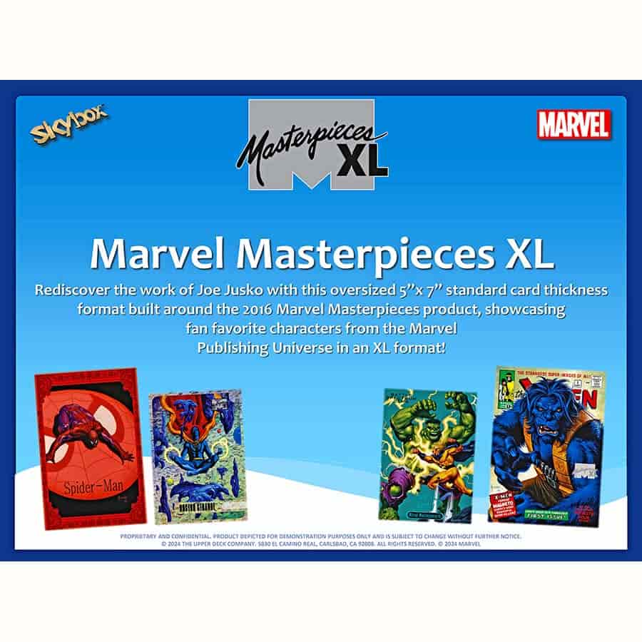 2024 Upper Deck Marvel Masterpieces XL Hobby