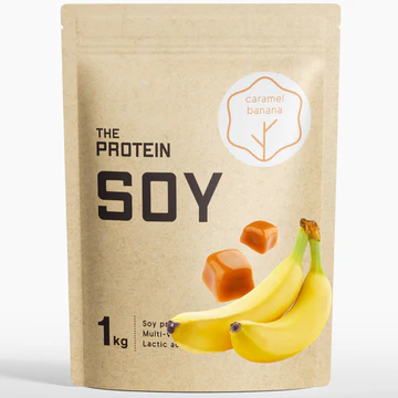 新フレーバー】THE PROTEIN ソイプロテイン 1kg キャラメルバナナ風味