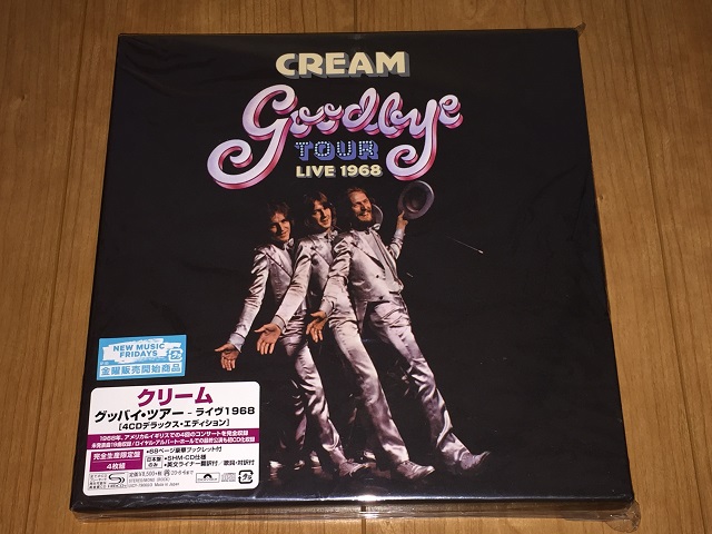 クリーム 「グッバイ・ツアー ライヴ 1968」（CREAM 
