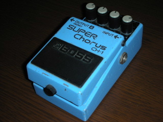機材：コーラス・フランジャーのレビュー・紹介 Boss,Guyatone,Ibanez