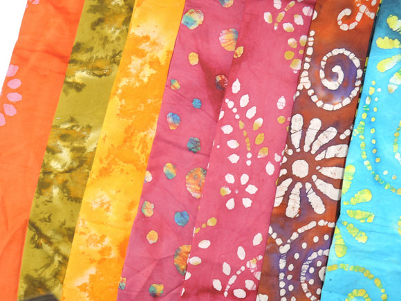バティックプリント (ろうけつ染) 【6色】【30cm以上10cm単位】 – 手芸マキ