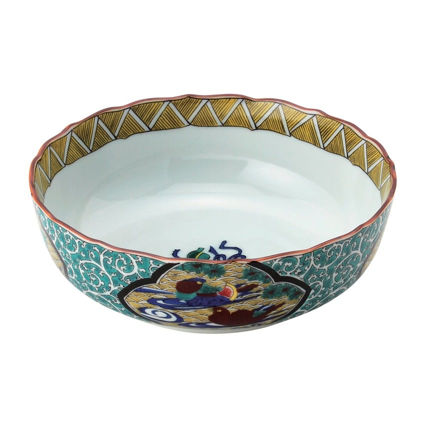 九谷焼〉5.8号鉢 おしどり・鳳凰図: ㈱大和 | HANEDA Shopping 羽田