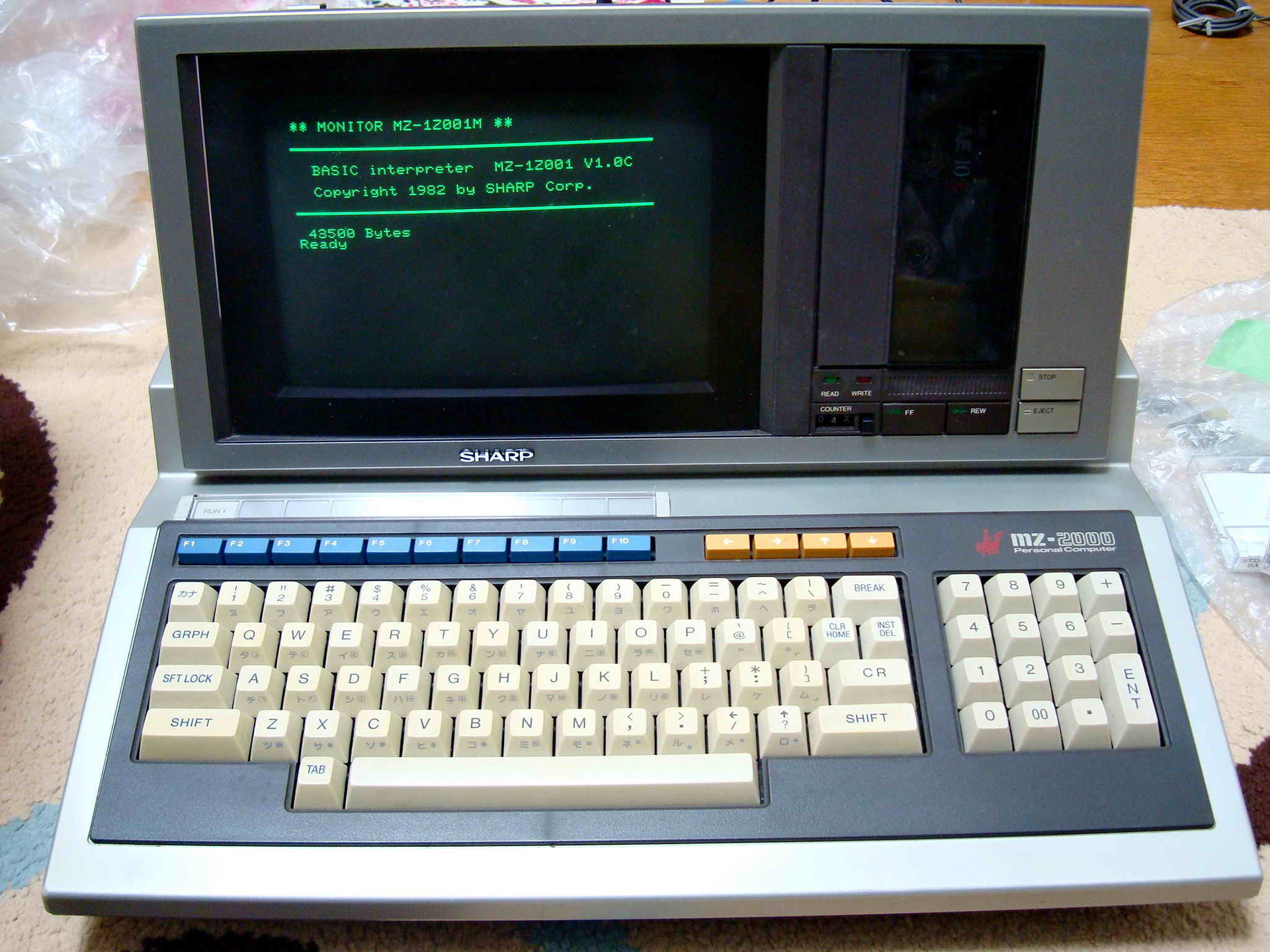 シャープ MZ-2000の修理をしています 続き: はにはにのヴィンテージ