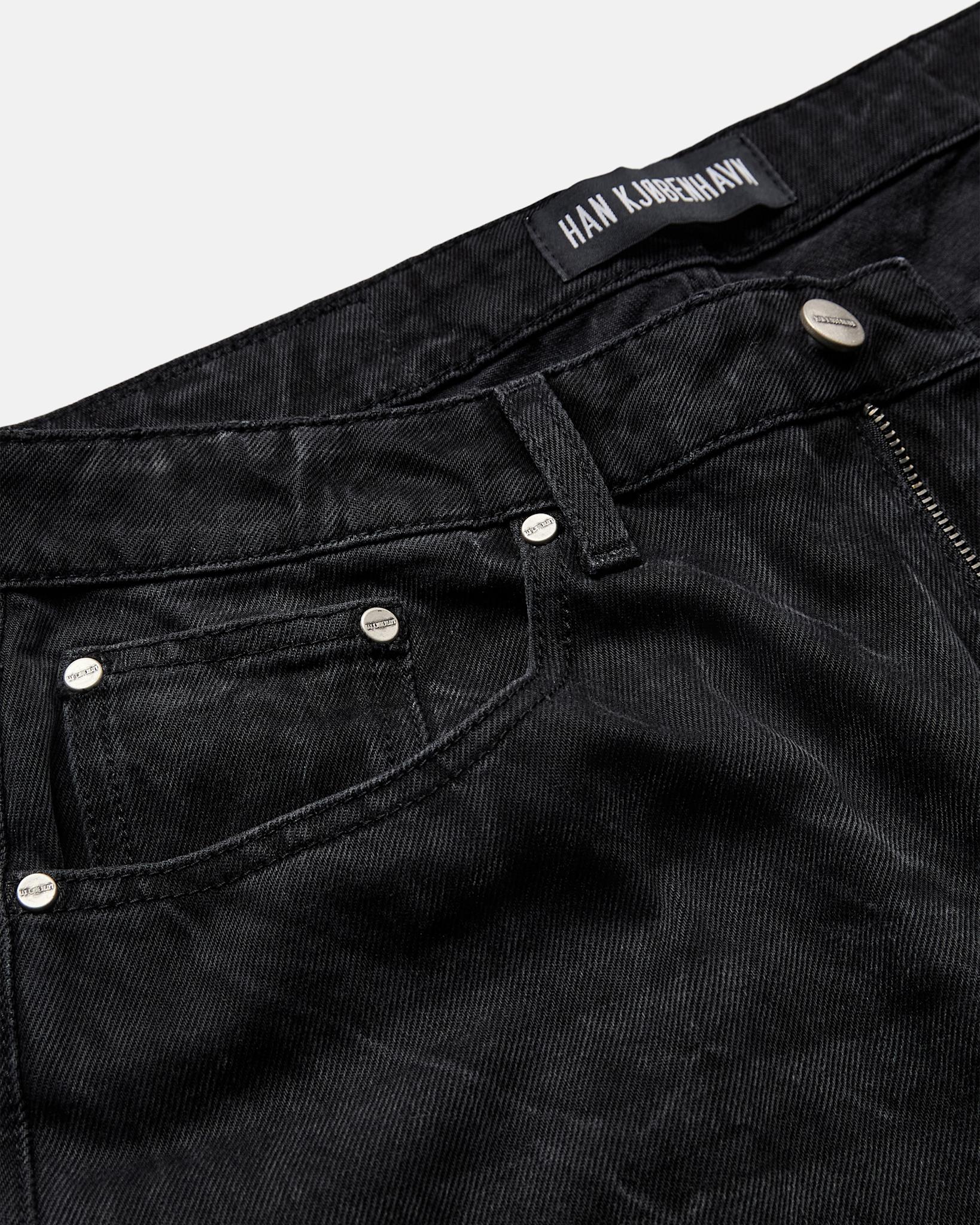 Baggy Denim Jeans - Black Vein – Han Kjøbenhavn