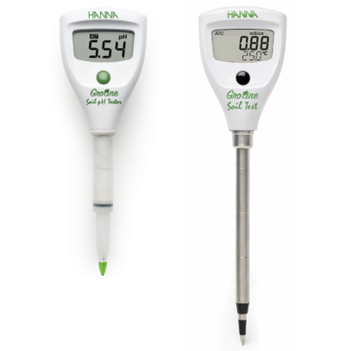 土壌pH計、土壌EC計（土壌の酸度と肥料の量を測定）／HI 981030SETpH計