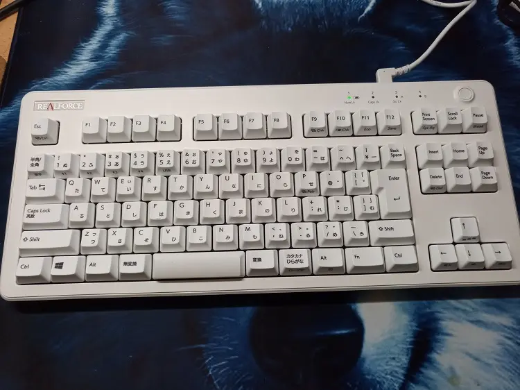 REALFORCE R3HC23をレビュー！打ち心地、打鍵音、APC機能などなど