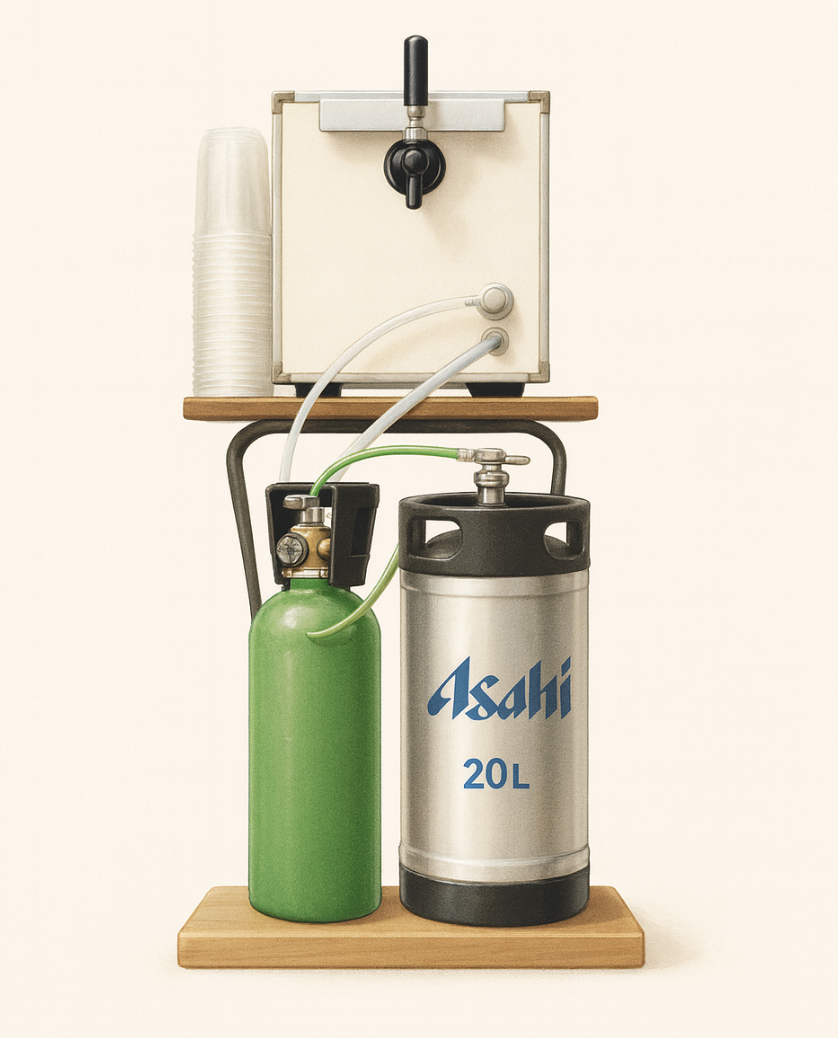 アサヒ スーパードライ 20ℓ サーバーセット | はこビア