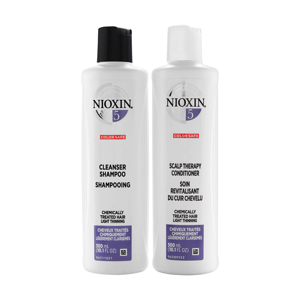 Nioxin System 5 Cleanser and Scalp Therapy Duo 10.1 oz – Hair Care