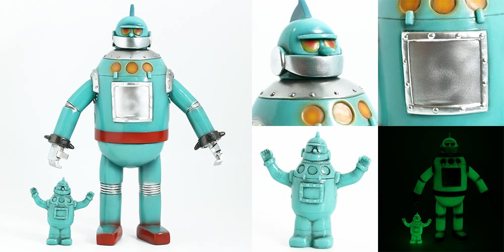 7/7より人気のシカルナ・工房「実写版鉄人28号（グリーン蓄光）」が