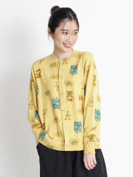 SUPER HAKKA×さかたきよこ 2/20コットン「daydream」プリントニット