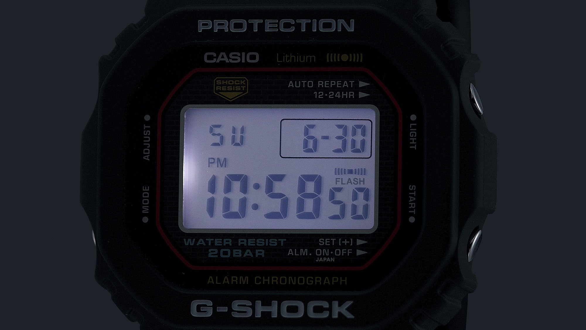Casio G-Shock - DW5000R-1A - Original G-Shock Recreation – Halifax