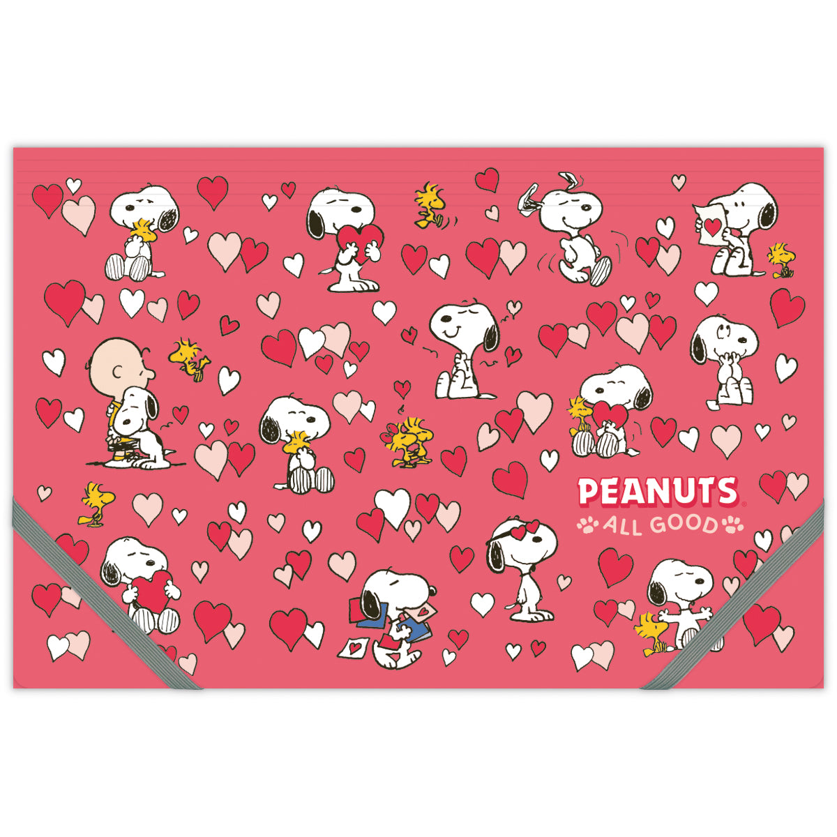 スヌーピー LOVE 愛おしむ【Peanuts All Good／クリアフォルダ】日本