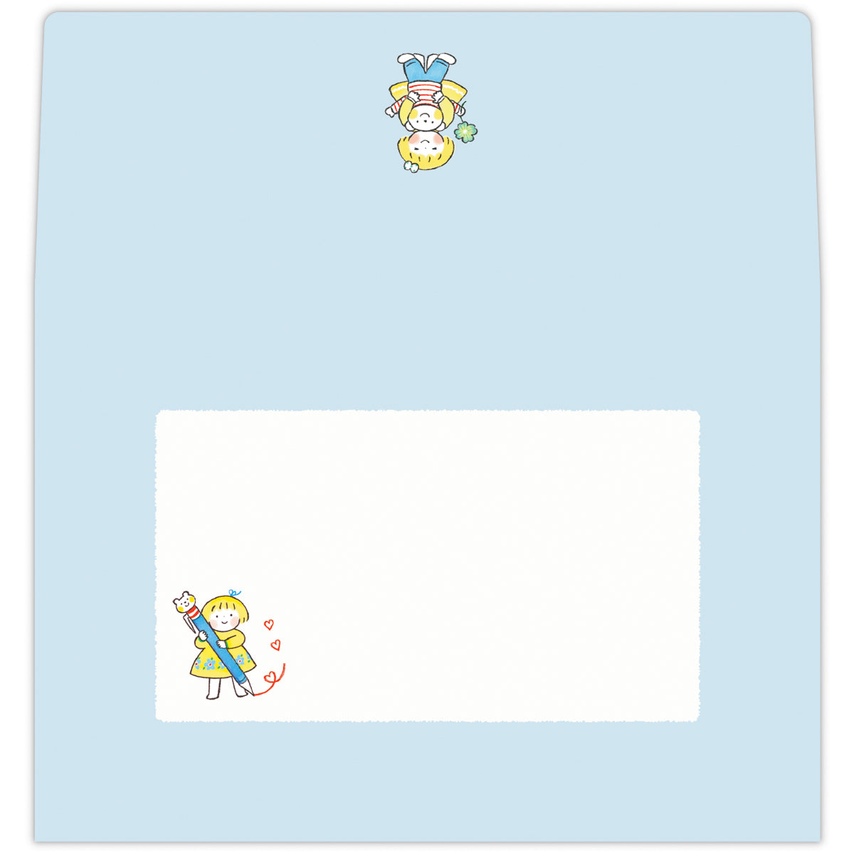 はるちゃんとふうくん お手紙【レターセット／仲良しともだち】日本