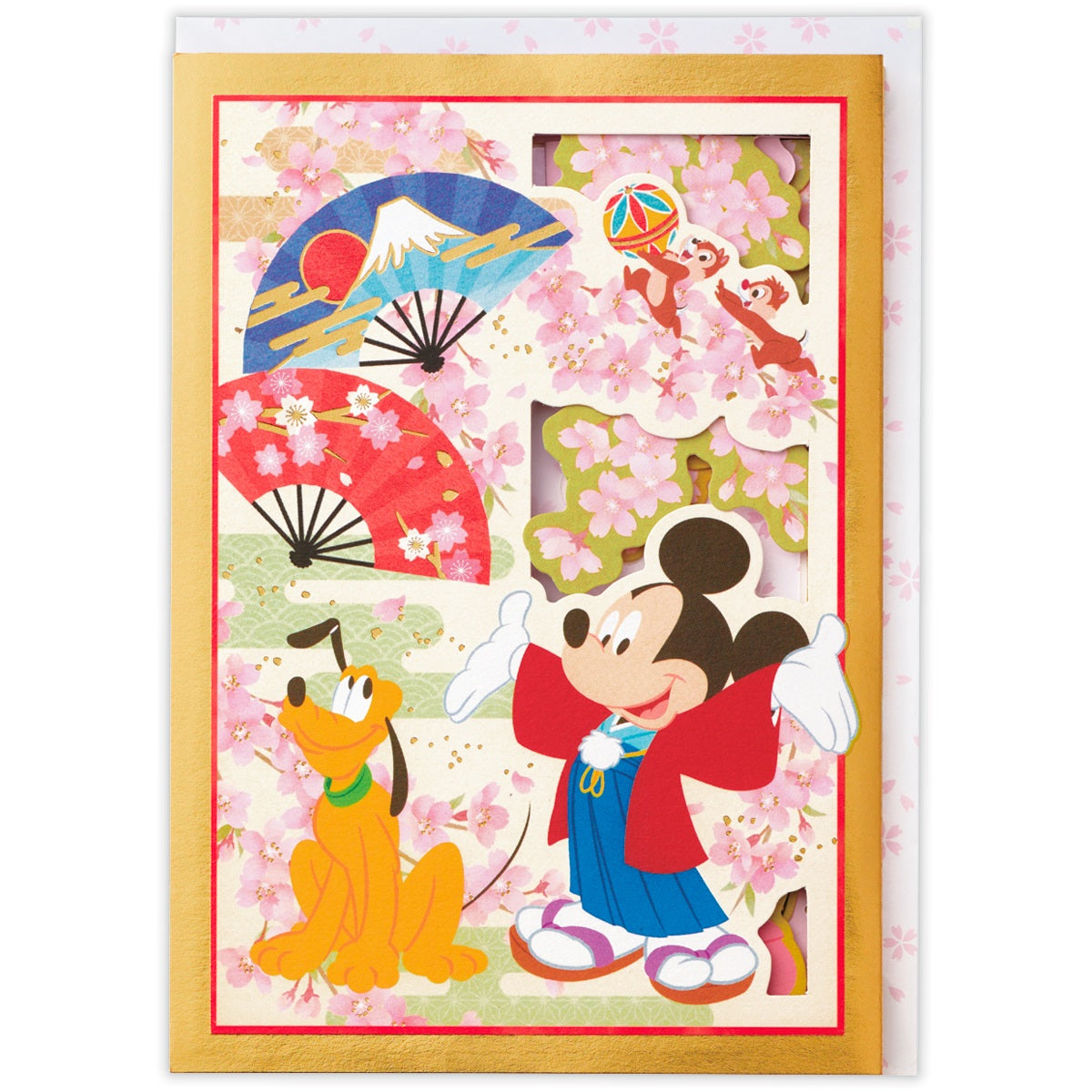 ディズニー 金屏風ハローニッポン【多目的／立体カード】｜日本ホール
