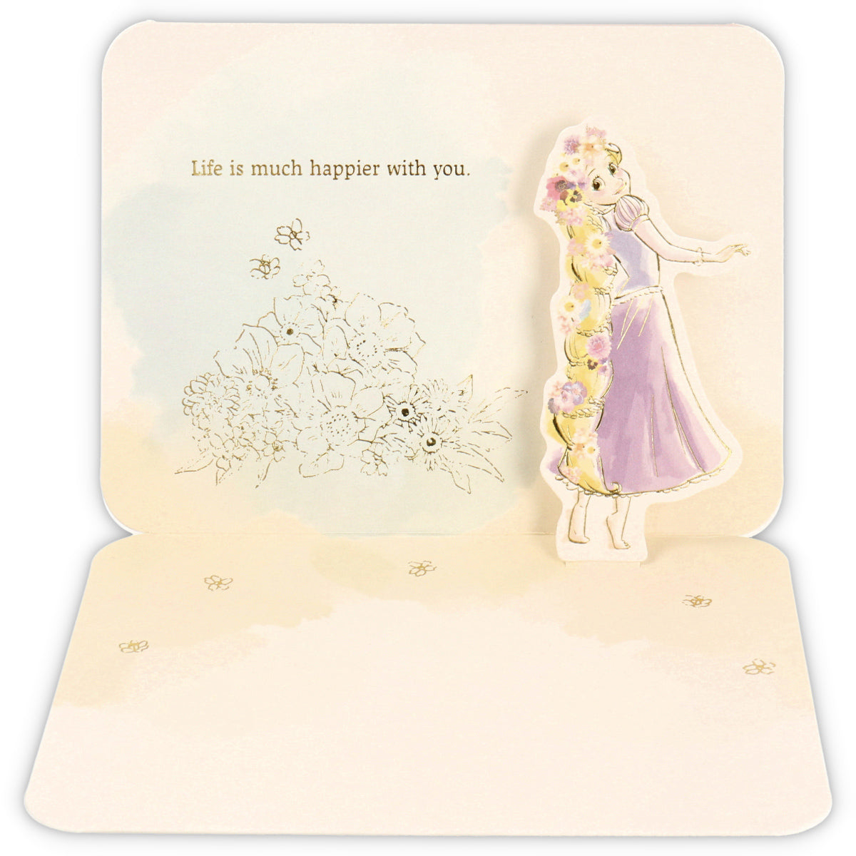 ディズニー ラプンツェル フラワーII【多目的／立体カード】 – 日本