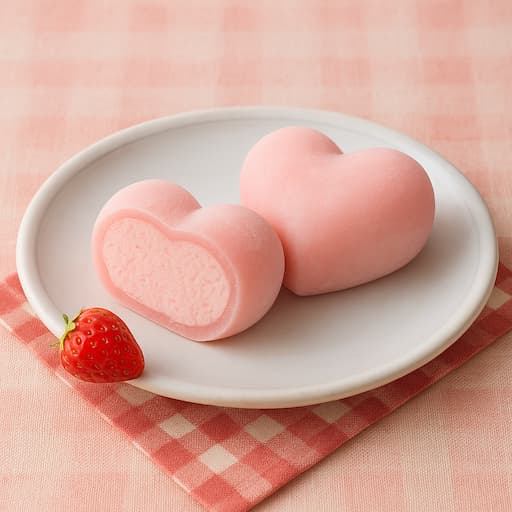 2025年12月8日発売】冬季限定『雪見だいふく ハートのいちご』｜ピンク