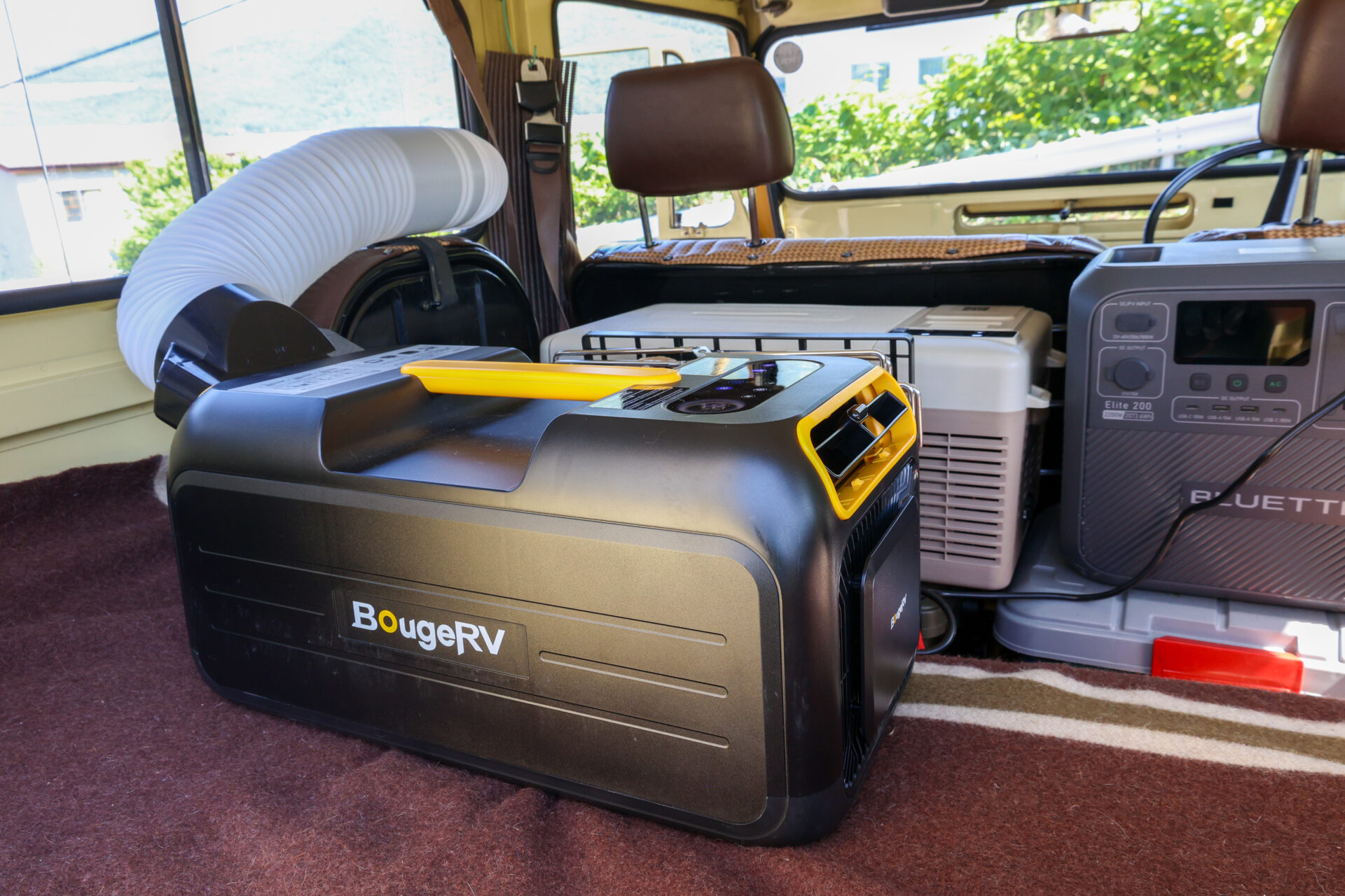 猛暑の救世主】BougeRVの『3500BTU ポータブルエアコン』で真夏の車