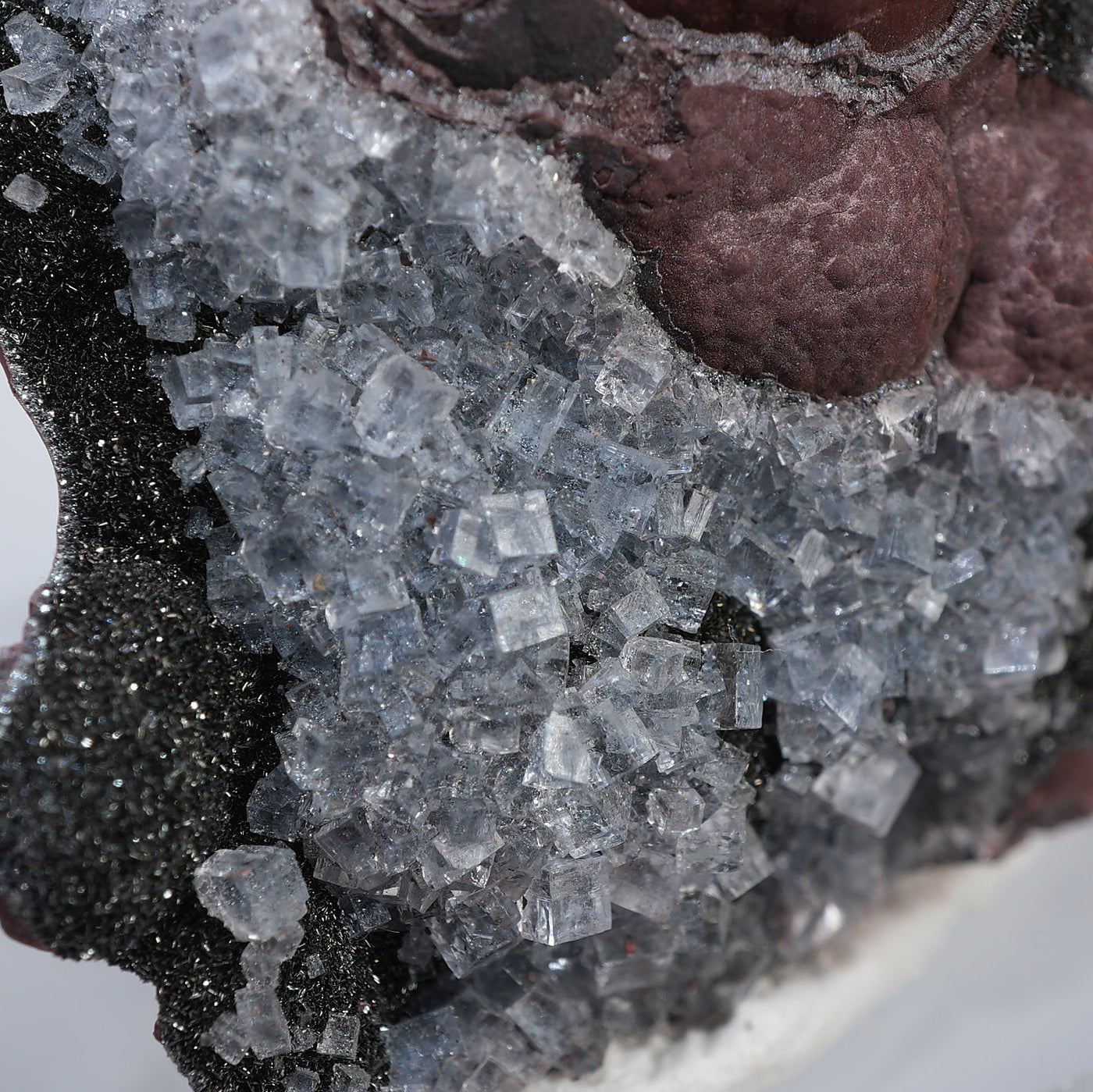 イギリス Florence(フローレンス)Mine産 フローライト on ヘマタイト